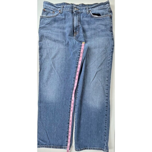 Y2K Lucky Brand Dungarees Loose Medium Wash Bootcut Jeans Mexico Men's 38 Short - Picture 5 of 6